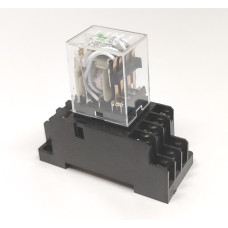 Relé (relay) con bobina de 24VDC 14 pines