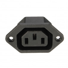 Conector Hembra Poder 10A Panel o Chasis C13