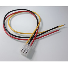 Conector Molex Hembra 3p paso 3.96mm con cable de 30cm