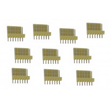 Pack de 10 Conectores Molex Macho para PCB 2.54mm 6P