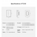SONOFF TÁCTIL WI-FI 1 CANAL Y RF