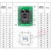 Adaptador QFN32 a DIP32