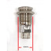 Botón On/Off 16mm con Retención y LED Rojo 12-24Vdc
