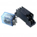 Relé (relay) con bobina de 12VDC 10A DPDT