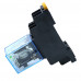 Relé (relay) con bobina de 12VDC 10A DPDT