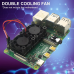 Ventilador Doble para Raspberry PI4 Model B