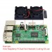 Ventilador Doble Raspberry PI 3 Model B y B+