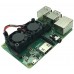 Ventilador Doble Raspberry PI 3 Model B y B+