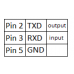 Conversor de RS-232 a TTL con Conector DB9 Hembra