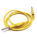 Cable 1mt Banana Macho 4mm Amarillo