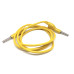 Cable 1mt Banana Macho 4mm Amarillo