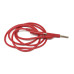 Cable 1mt Banana Macho 4mm Rojo