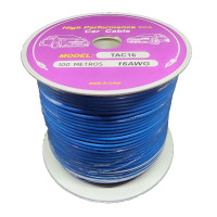 Rollo de Cable TAC 16AWG Azul 100mts