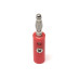 Conector Banana 4mm Macho Rojo