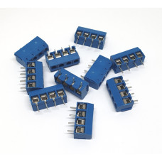 Pack de 10 Bornera de 4 Polos para PCB 5mm