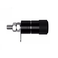 Conector Banana Hembra Negro