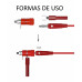 Conector Banana Hembra Negro
