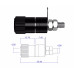 Conector Banana Hembra Negro