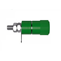 Conector Banana Hembra Verde