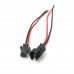 Conector JST SM 2P 2.54mm Macho y Hembra