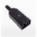 Conector Macho Poder Volante C14 10A