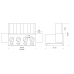 Conector Pasante de 3 Polos Paso 5.08mm