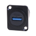 Conector USB 3.0 Metálico Pasamuros