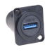 Conector USB 3.0 Metálico Pasamuros