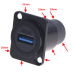 Conector USB 3.0 Metálico Pasamuros