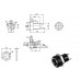 Conector 5,5 x 2,1mm Hembra para Panel o Chassis