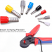 Kit 1200pcs Ferrules y Crimpadora