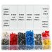 Kit 1200pcs Ferrules y Crimpadora