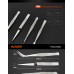 Set de 4 Pinzas de Precisión Antimagnéticas
