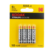 Pack 4 Pilas Alcalinas Kodak AAA