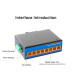 Switch Ethernet PoE Gigabit 8 Puertos USR-ISG008P