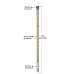 Antena LoRa LoRaWAN 8dBi N macho