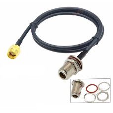 Cable RG58 RP-SMA Macho a N Hembra 50CM